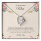 My Beautiful Mom | I Love You - Forever Love Necklace
